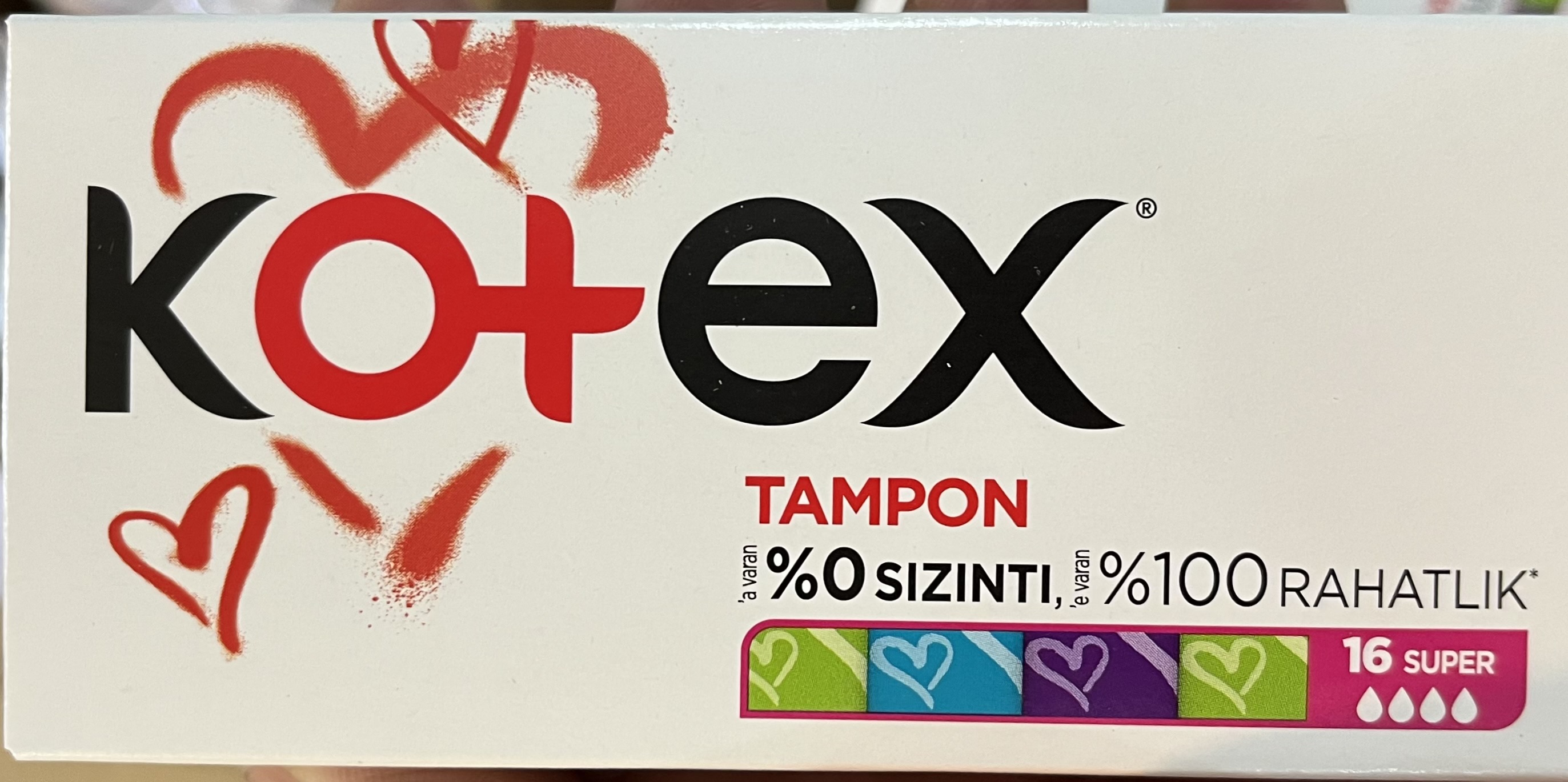 تامپون 16 عددی کوتکس ۴ قطره اورجینال